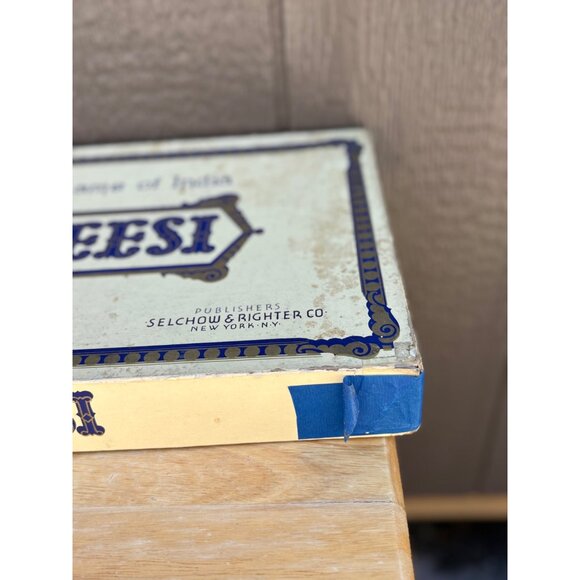 Vintage 1959 Parcheesi Board Game Gold Seal Edition Backgammon Game Of India - Picture 8 of 14